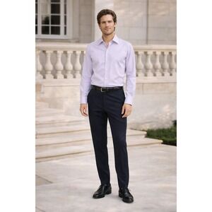 BROOKS BROTHERS 1818 Regent Lavender Dress Shirt 16-34 Herringbone Men's Cotton